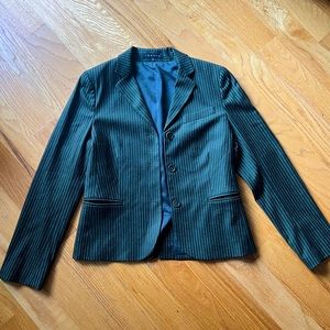 Vintage Theory Women’s Green Pinstripe Blazer